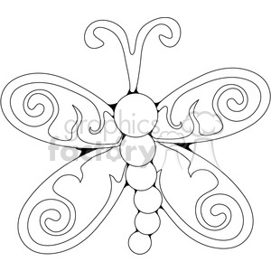 Butterfly 01 clipart. Commercial use image # 391623