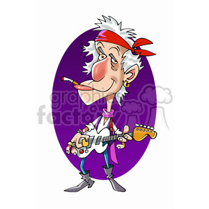 keith richards color clipart. Royalty-free image # 392994