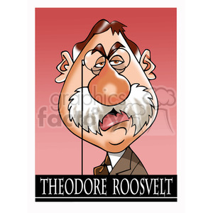 theodore roosevelt color clipart. Royalty-free image # 393044