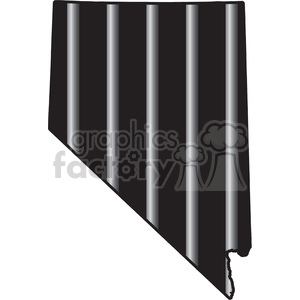 prison nevada jail bars tattoo design clipart. Commercial use image # 394805