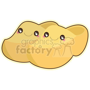 Clogs cartoon character vector clip art image clipart. Royalty-free image # 395018