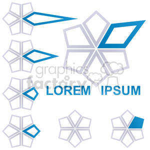 logo template star 008 clipart. Commercial use image # 397192