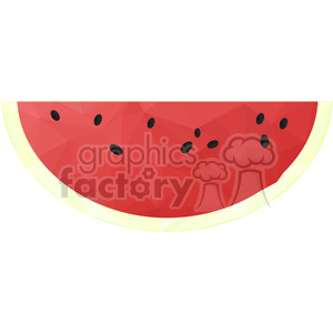 clipart - Watermelon geometry geometric polygon vector graphics RF clip art images.