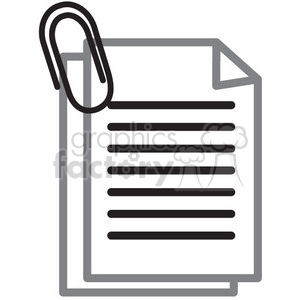 icon icons black+white outline symbols SM vinyl+ready paper+clips paper files documents