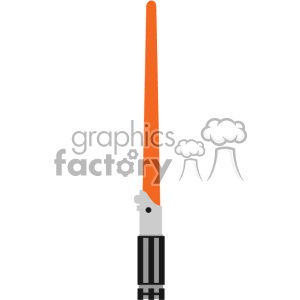 orange light saber sword cut file vector art clipart.