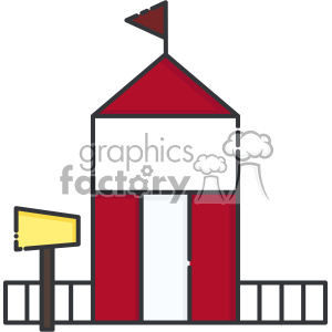 Ticket stand vector clip art images clipart.