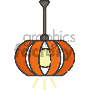 Lamp vector art clipart. Royalty-free image # 404096