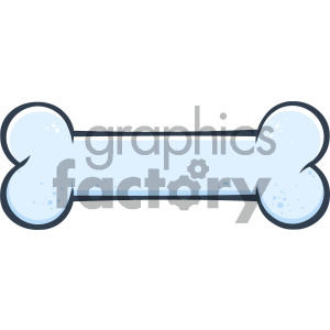 Royalty Free RF Clipart Illustration Dog Bone Cartoon Drawing Vector Illustration Isolated On White Background clipart. Commercial use image # 404232