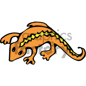 cartoon clipart gecko 001 c clipart. Commercial use image # 404870