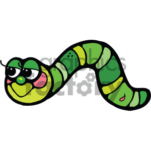 cartoon caterpillar illustration clipart.