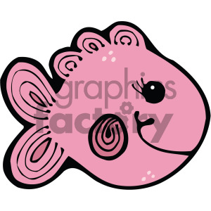 cartoon vector fish 004 c clipart. Commercial use image # 405278