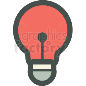 light bulb icon clipart.