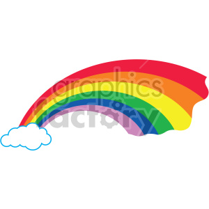 rainbow coming off cloud clipart. Commercial use icon # 407767