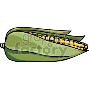 cartoon corn on the cob clipart. Commercial use image # 151101