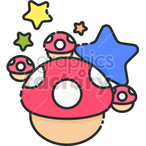 Mushrooms clipart. Royalty-free icon # 407946