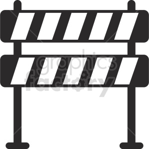 barricade roadblock vector graphic clipart 4 clipart. Commercial use image # 413637