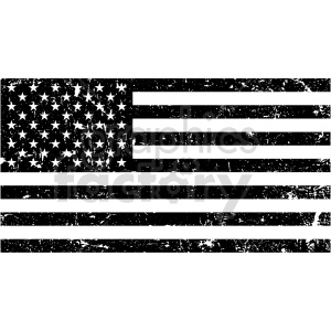 black distressed usa flag vector graphic clipart. Commercial use image # 413652