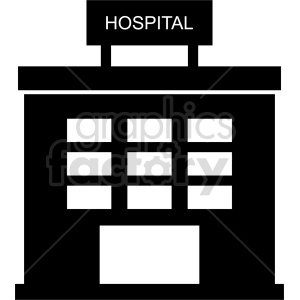 clipart - isometric hospital vector icon clipart 5.