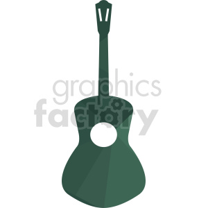 clipart - outline of guitar vector clipart.