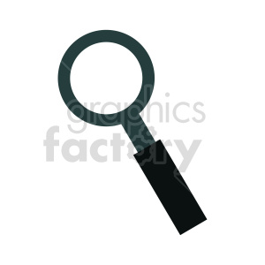simple magnifying glass vector icon clipart. Royalty-free image # 416473