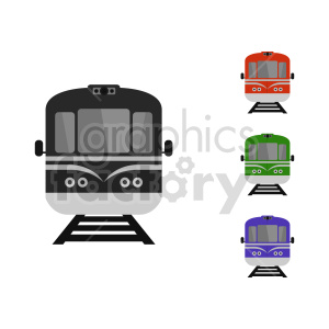 clipart - train graphic bundle.