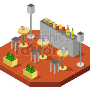 bar isometric vector clipart clipart. Royalty-free image # 417232