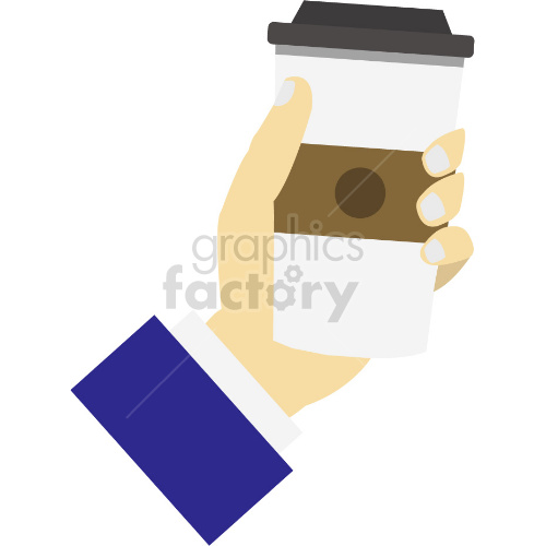 coffee to go vector clipart .