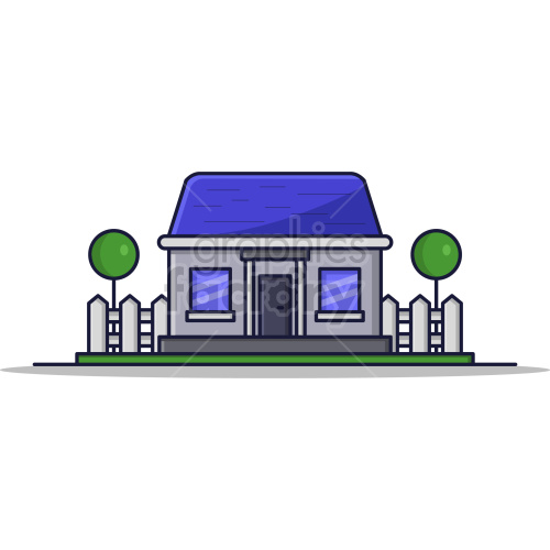small home vector clipart .