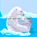 animated polar bear clipart. Royalty-free image # 119072