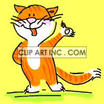 cat-003 clipart. Royalty-free image # 119186
