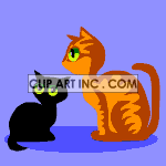 cat-043 clipart. Royalty-free image # 119226