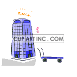   bank money bank cart  bank001.gif Animations 2D Business 