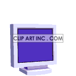Monitor displaying a receiving Email notification. animation. Commercial use animation # 119723