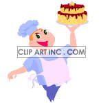   baker bakers cake cakes desert  occupation004.gif Animations 2D People 