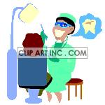   dental dentist teeth tooth  occupation107.gif Animations 2D People 