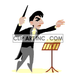   opera orchestra mistro Animations 2D People 
