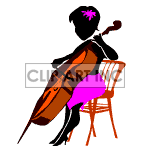   shadow people work working occupations chelo chelos music musician orchestra Animations 2D People Occupations 