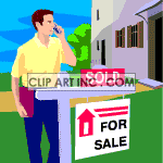  realtor realtors house for sale sel home your real estate sold  realtor02.gif Animations 2D People Realtors 