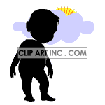   people shadow silhouette black animated animations person sun sunshine weather cloudy depressed  people-017.gif Animations 2D People Shadow 