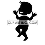 people shadow silhouette black animated animations person happy jumping excited  Animations 2D People Shadow kid ADHD hyper
