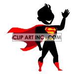   people shadow silhouette black animated animations person super hero heros  people-137.gif Animations 2D People Shadow 