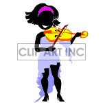   shadow people silhouette working work humans violin violins music musician female violinist Animations 2D People Shadow 