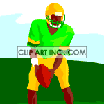 football_player_prepare001 animation. Royalty-free animation # 123031