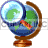   earth globe globes magnifying glass  011.gif Animations Mini Computers 