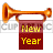   new year years trumpet horn music trumpets horns  new_years-007.gif Animations Mini Holidays New Years 