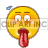 exhausted emoticon clipart. Commercial use image # 127213