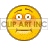 animated smiley popping  a gum bubble clipart.