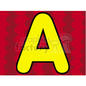 Letter A clipart. Commercial use image # 128840