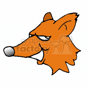 FOX01 clipart. Commercial use image # 128846