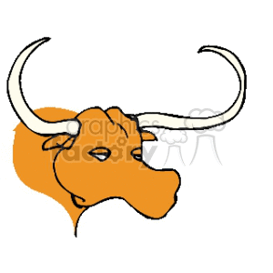 LONGHORN clipart. Commercial use icon # 128848